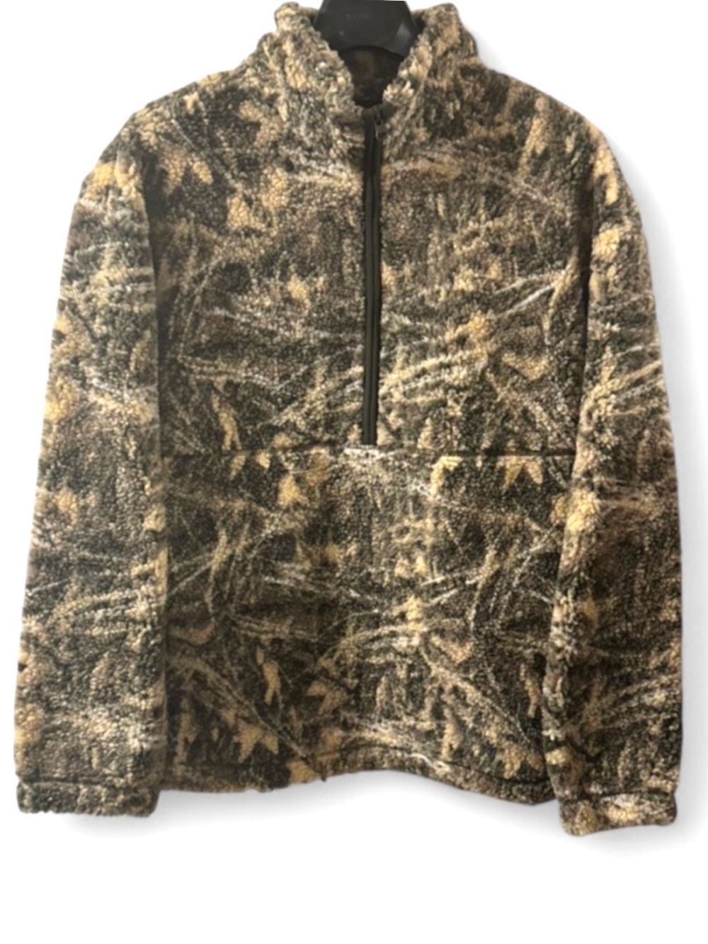 Camo Half-Zip Fleece Pullover Size Men’s Large (NWT)